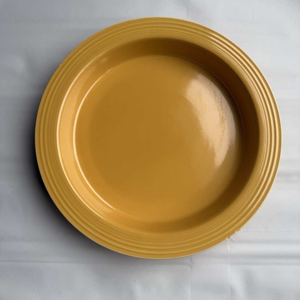 Vintage Fiesta Mid Century Yellow 11" Relish Tray Base - Homer Laughlin Marigold